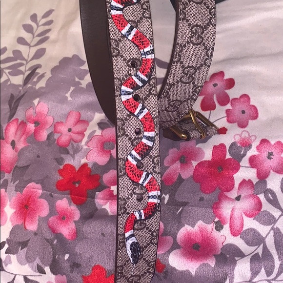 COPY - Gucci snake belt GG print - Picture 3 of 5